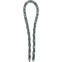 Master Lock 1 m lange Kette aus gehrtetem Stahl mit 8 mm Durchmesser, Stahl, 8 mm, Edelstahl, Vinyl, 1 m