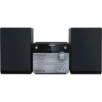Blaupunkt MS12BT, Heim-Audio-Mikrosystem, Schwarz, 5 W, FM, PLL, LED, 3,5 mm