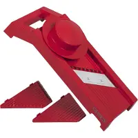 Gsd Haushaltsgeräte GSD 30011 Universal-Gemüsehobel 3-in-1, rot