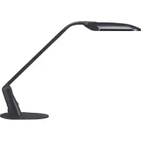 Unilux Schreibtischlampe Duo LED, blendfrei, schwarz