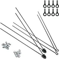 Sks V-Strebentüte 3,0 V2A Gepulvert 355mm inklusive Zubehör schwarz 2023 Zubehör Schutzbleche