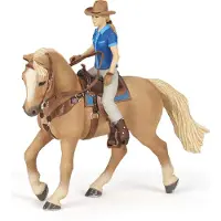 Papo Horses Westernpferd mit seinem Reiter 51566