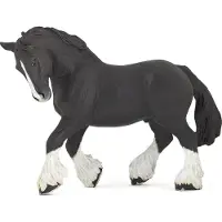 Papo Shire Hengst Schwarz, 140 g