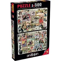 AnaTolian 3611 puzzle 500 pcs. X 2 - Cute Kittens and Funny Dogs by Barbara Behr