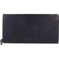 The Chesterfield Brand Leder Geldbörse Hampton Billfold Wide Navy blau