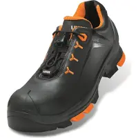 Uvex 65022, Unisex, Erwachsener, Sicherheitsschuhe, Orange, Schwarz, ESD, S3, SRC, Speed-Schnürsenkel