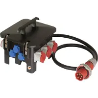 As Schwabe AS-Schwabe Baustellen-Stromverteiler M6 400V, 2m H07RN-F 5G16