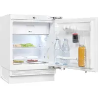Exquisit Unterbau-Kühlschrank UKS130-4-FE-010E | Nutzinhalt: 121 L | 4-Sterne-Gefrieren | Unterbaugerät
