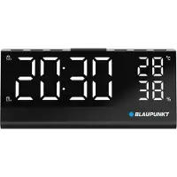 Blaupunkt CR10ALU Funkuhr Schwarz