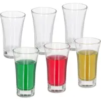Relaxdays 6x Schnapsglas