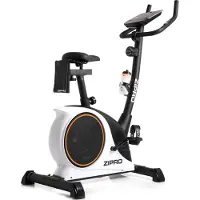 Zipro Heimtrainer Fahrrad Nitro RS – Magnetisches Fitnessbike bis 150kg Belastbar Hometrainer Leise mit Pulsmessung Verstellbarer Sattel & Lenker LCD