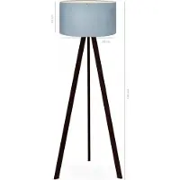 Opviq , AYD-2811, Stehlampen, Blau, PVC, 21 x 38 x 140 cm