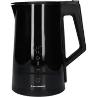 Blaupunkt EKD601, 1,7 l, 2200 W, Schwarz, Edelstahl, Regelbare Temperatur, Wasserstandsanzeige