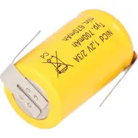 AccuCell Akku KR-600AE 2/3 A Cadnica mit Lötfahnen in Z-Form