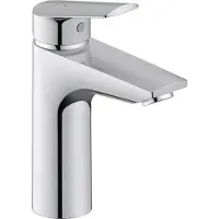 Duravit Waschtisch-Einhebelmischer No. 1 M MinusFlow o. Zugst.-Ablaufgarn., Ausl. 106mm, chr