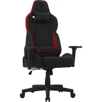 Sense7 Gamingstuhl Sentinel Schwarz Rot Ergonomischer Bürostuhl Schreibtischstuhl Drehstuhl Gamer PC Chefsessel bis 150 kg 3D-Armlehnen XXL