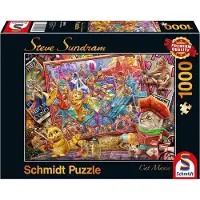 Schmidt Spiele Steve Sundram - Katzenmanie, 1000 Stück(e), Kunst, 12 Jahr(e)