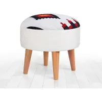 Atelier Del Sofa | Hocker Farm Mehrfarbig Baumwolle 46x42x46 cm | NADUVI