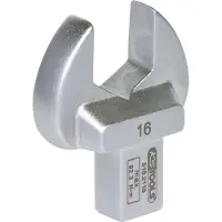 Ks Tools 516.2116, Einzelner Artikel, Schraubenschlüssel-Endstück, Chrom-Vanadium-Stahl, Chrom, 16 mm, 38 mm