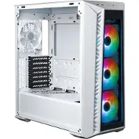 Cooler Master MasterBox 520, Midi Tower, PC, Weiß, ATX, EATX, micro ATX, Mini-ITX, SSI CEB, Acrylnitril-Butadien-Styrol (ABS), Stahl, Gehärtetes Glas, Multi