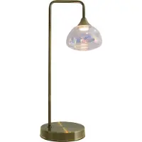 Näve Tischleuchte VARNA Ø17,5cm Warmweiss messing 3184245