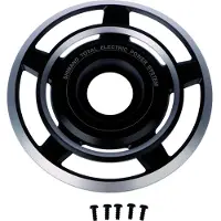 Shimano Steps E6000 Kettenschutzring Schwarz 38t Schwarz 38t