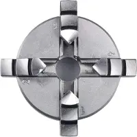 Proxxon Vierbacken-Drehfutter, zentrisch spannend, für FD 150/E, 24158