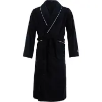 Möve Homewear Schalkragenmantel Möve Black