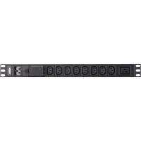 Aten PE0209SG 1U 9 Port Basic PDU 8x C13 1x C19 16A