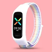 Cover-Discount OPPO Band - Nylon Armband Regenbogen