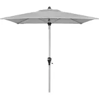 Doppler , Sonnenschirm / Mittelmastschirm "Active Auto Tilt 210 x 140" (Retoure), hellgrau, 210 x 140 cm