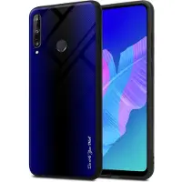 Cadorabo TPU Gestreiftes Glas Hülle für Huawei P40 LITE E
