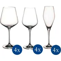Villeroy & Boch Gläser-Set "Wein- und Sektgläser La Divina 12er Set transparent" Spülmaschinenfest