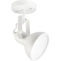 Licht-Erlebnisse Spot Lampe Weiß Metall E14 Ø14cm rund verstellbarer Deckenstrahler Wandleuchte