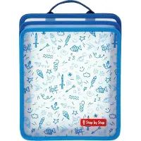 Step by step Heftbox A4 faltbar blau