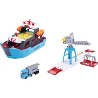 Majorette Logistic Freight Ship - konttisatama leikkisetti