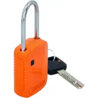 Ks Tools Absperr-Vorhängeschloss, orange, Metall