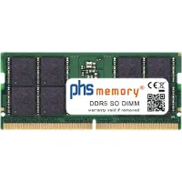 PHS-memory 16GB RAM Speicher passend für Dell G5 15 5520 DDR5 SO DIMM 4800MHz PC5-38400-S (SP440066)