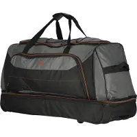 HTI Reisetrolley Polyester Zweifarbig 76x34x40 cm mit Teleskopgriff und Inline-Rädern
