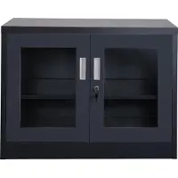 Jet-Line Aktenschrank Ufa dunkelgrau Metallschrank