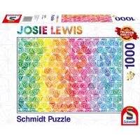 Schmidt Puzzle Farbige Dreiecke 1000 Teile