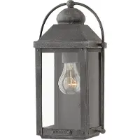 Elstead Lighting Elstead Anchorage Außen-Außenwandleuchte E27 Gealtertes Zink IP44
