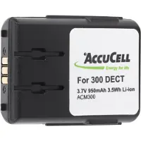 AccuCell Akku passend für Alcatel Mobile 300, 400 DECT Akku 3BN66305AAAA000828, max. 950mAh