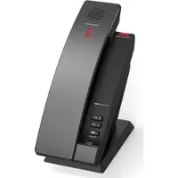 Snom HD101, IP-Telefon, Schwarz, Kabelloses Mobilteil, Tisch/Wand, Antibakteriell, 1.881792 - 1.897344 GHz