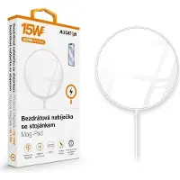 Aligator AMS01WT, Drinnen, USB, Kabelloses Aufladen, 1 m, Weiß