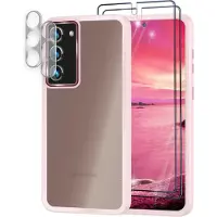 Nalia Hybrid Hülle Semi-Transparent mit 2x Display-Schutzglas & 2x Kamera-Glas