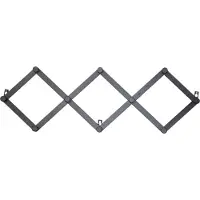 HOFMANN LIVING AND MORE Garderobenhalter, schwarz, B:70cm H:24cm T:4cm, Metall, , Garderobenhalter, Garderobenhalter