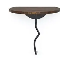 Skye Decor | Wandregal Tamar Schwarz Holz 35x35x35 cm | NADUVI