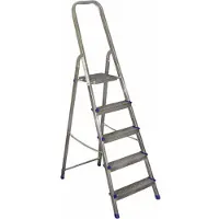 Alpfa Aluminium-Haushaltsleiter 5 Stufen