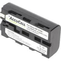 AccuCell Akku passend für Sony NP-F550 7,4 Volt 2600mAh Sony NPF530, NPF330